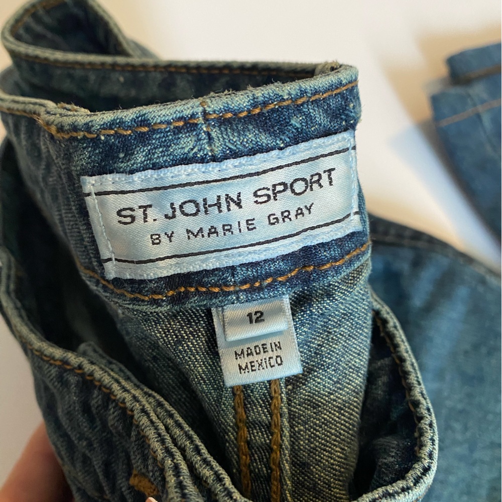 St John Sport Jean size 12 women’s Blue jeans Bootcut